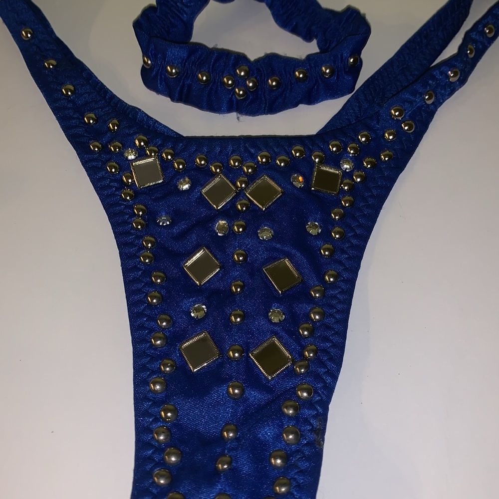 Custom made bikini bottom w/garter